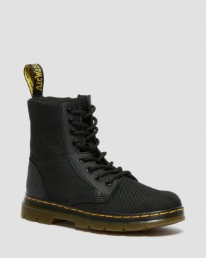 Black Kids' Dr Martens Junior Combs Extra Tough Poly Casual Boots | USA_Dr75932