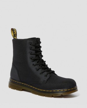 Black Kids' Dr Martens Youth Combs Extra Tough Poly Casual Boots | USA_Dr59575