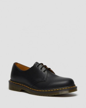 Black Men's Dr Martens 1461 Smooth Leather Oxford Shoes | USA_Dr30540