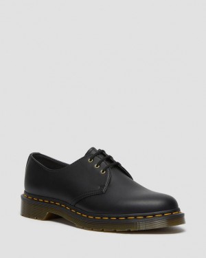 Black Men's Dr Martens Vegan 1461 Felix Oxford Shoes | USA_Dr13563