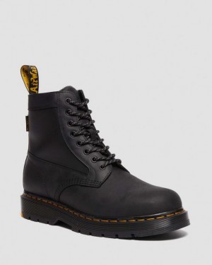 Black Women's Dr Martens 1460 Trinity Wintergrip Waterproof Boots | USA_Dr44979