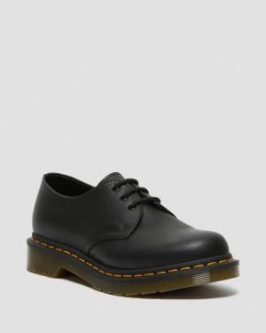 Black Women's Dr Martens 1461 Women's Virginia Leather Oxford Shoes | USA_Dr68635