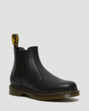 Black Women's Dr Martens 2976 Nappa Leather Chelsea Boots | USA_Dr97830