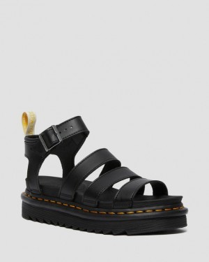 Black Women's Dr Martens Vegan Blaire Women's Felix Gladiator Sandals | USA_Dr17442