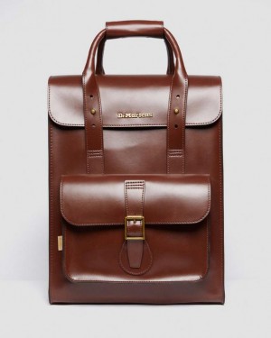 Brown Accessories Dr Martens Vegan Norfolk Backpack Bags | USA_Dr59837