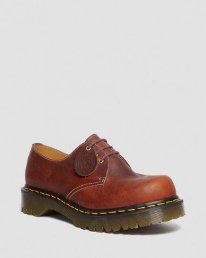 Brown Men's Dr Martens 1461 Made in England Heritage Leather Oxford Shoes | USA_Dr90727