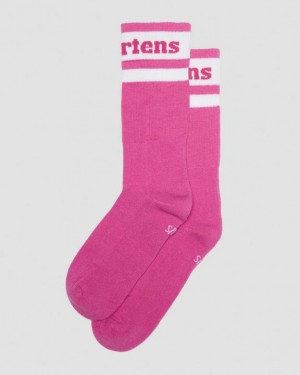 Pink Accessories Dr Martens Athletic Logo Organic Cotton Blend Size,S/M,M/L~US WOMEN,5 - 10,11 - 16~US MEN,4 - 9,10 - 15~UK,3 - | USA_Dr64273