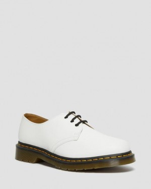 White Women's Dr Martens 1461 Smooth Leather Oxford Shoes | USA_Dr33522