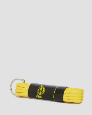 Yellow Accessories Dr Martens 55 Inch Round (8-10 Eye) Laces | USA_Dr77466