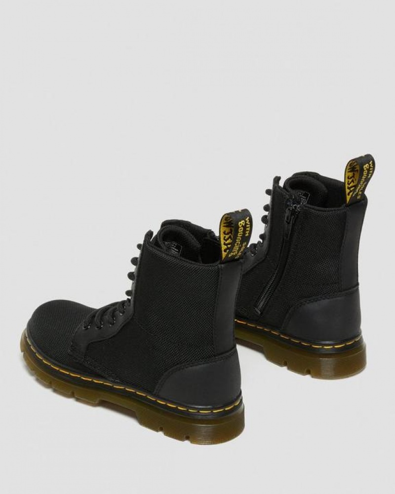 Black Kids' Dr Martens Junior Combs Extra Tough Poly Casual Boots | USA_Dr75932