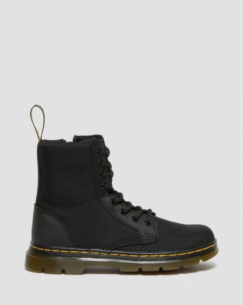 Black Kids' Dr Martens Junior Combs Extra Tough Poly Casual Boots | USA_Dr75932