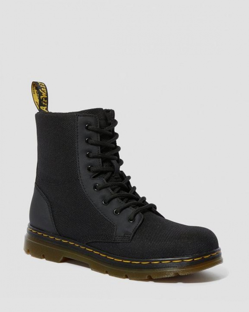 Black Kids\' Dr Martens Youth Combs Extra Tough Poly Casual Boots | USA_Dr59575