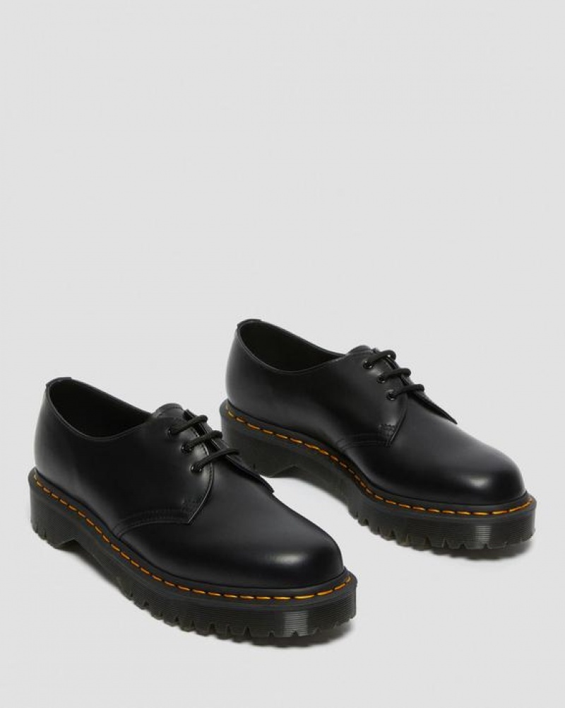 Black Men's Dr Martens 1461 Bex Smooth Leather Oxford Shoes | USA_Dr63757