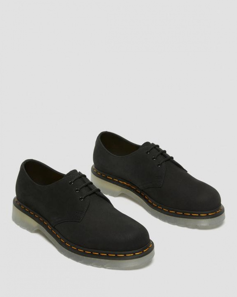 Black Men's Dr Martens 1461 Iced II Buttersoft Leather Oxford Shoes | USA_Dr13027