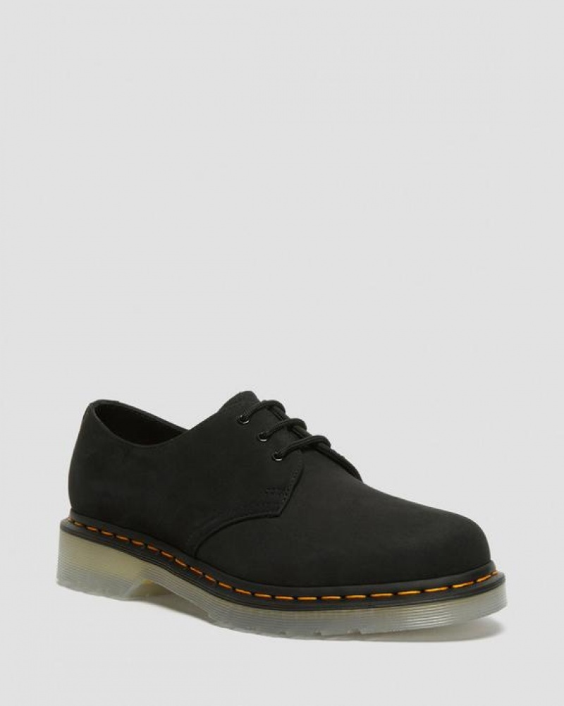 Black Men\'s Dr Martens 1461 Iced II Buttersoft Leather Oxford Shoes | USA_Dr13027