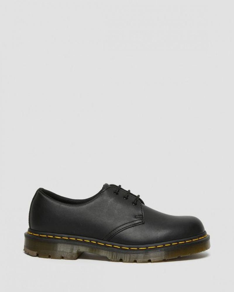 Black Men's Dr Martens 1461 Slip Resistant Leather Oxford Shoes | USA_Dr20837