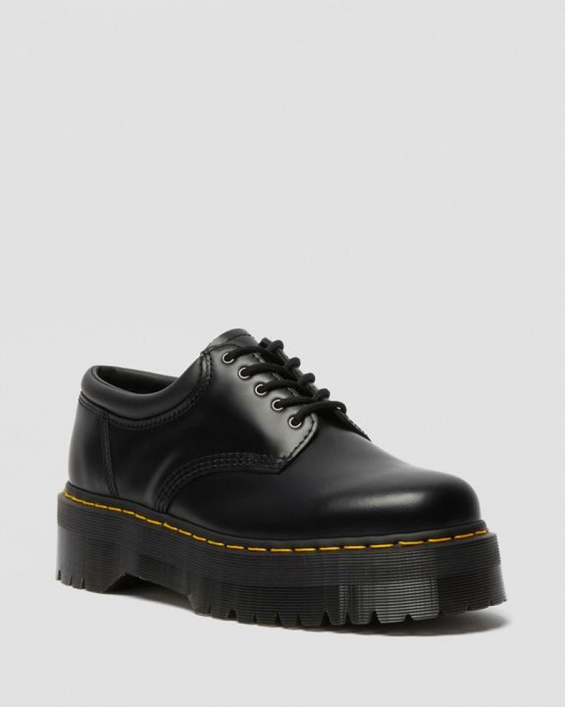 Black Men\'s Dr Martens 8053 Leather Casual Shoes | USA_Dr58534