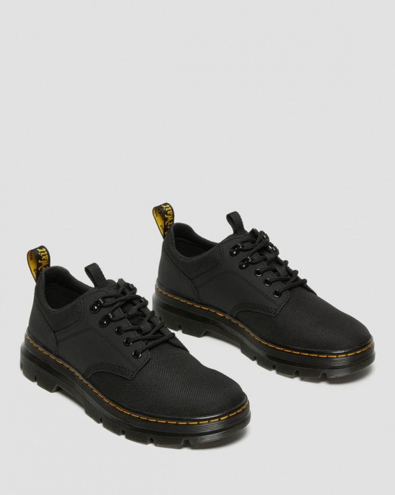 Black Men's Dr Martens Reeder Utility Shoes | USA_Dr25112