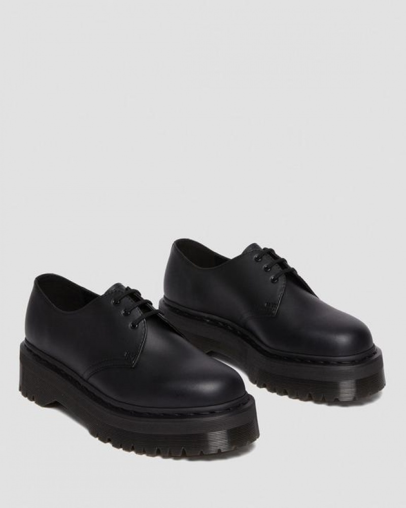 Black Men's Dr Martens Vegan 1461 Mono Felix Shoes | USA_Dr76952