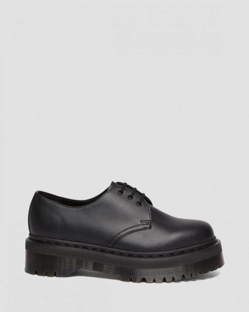 Black Men's Dr Martens Vegan 1461 Mono Felix Shoes | USA_Dr76952