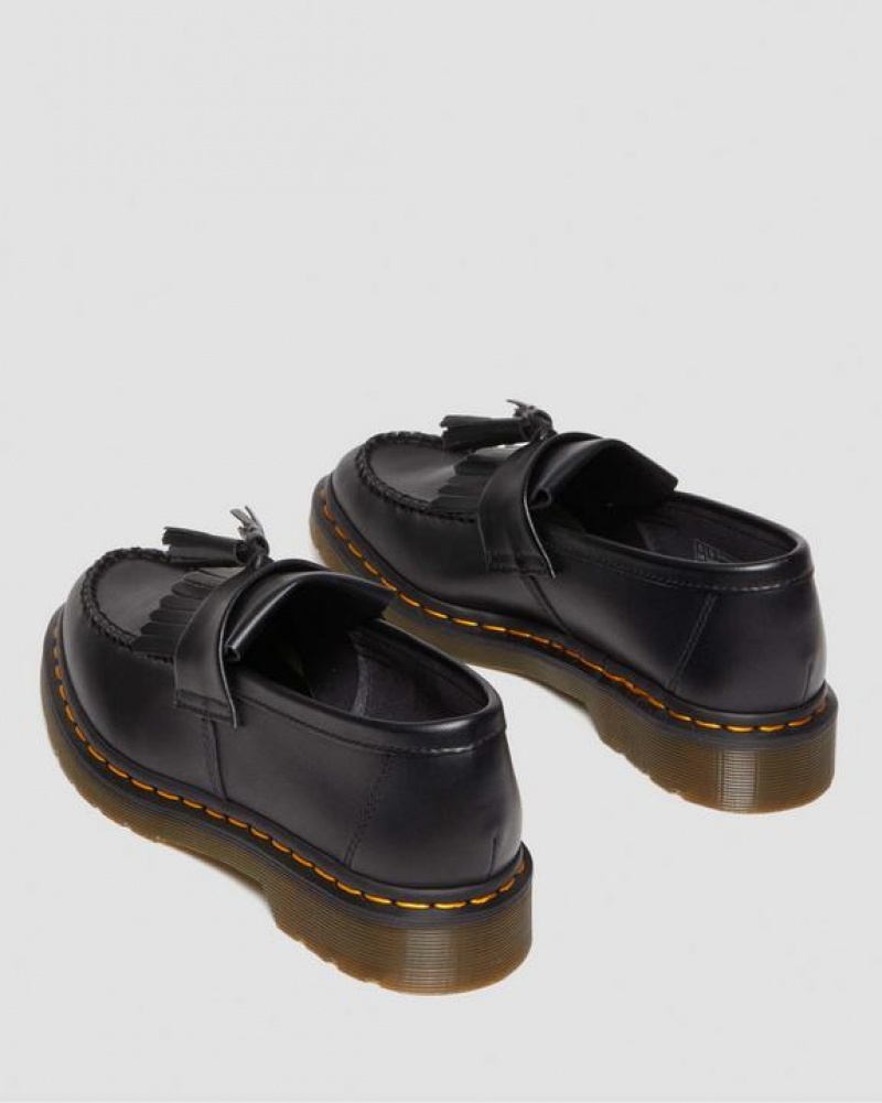 Black Men's Dr Martens Vegan Adrian Felix Tassel Shoes | USA_Dr38224