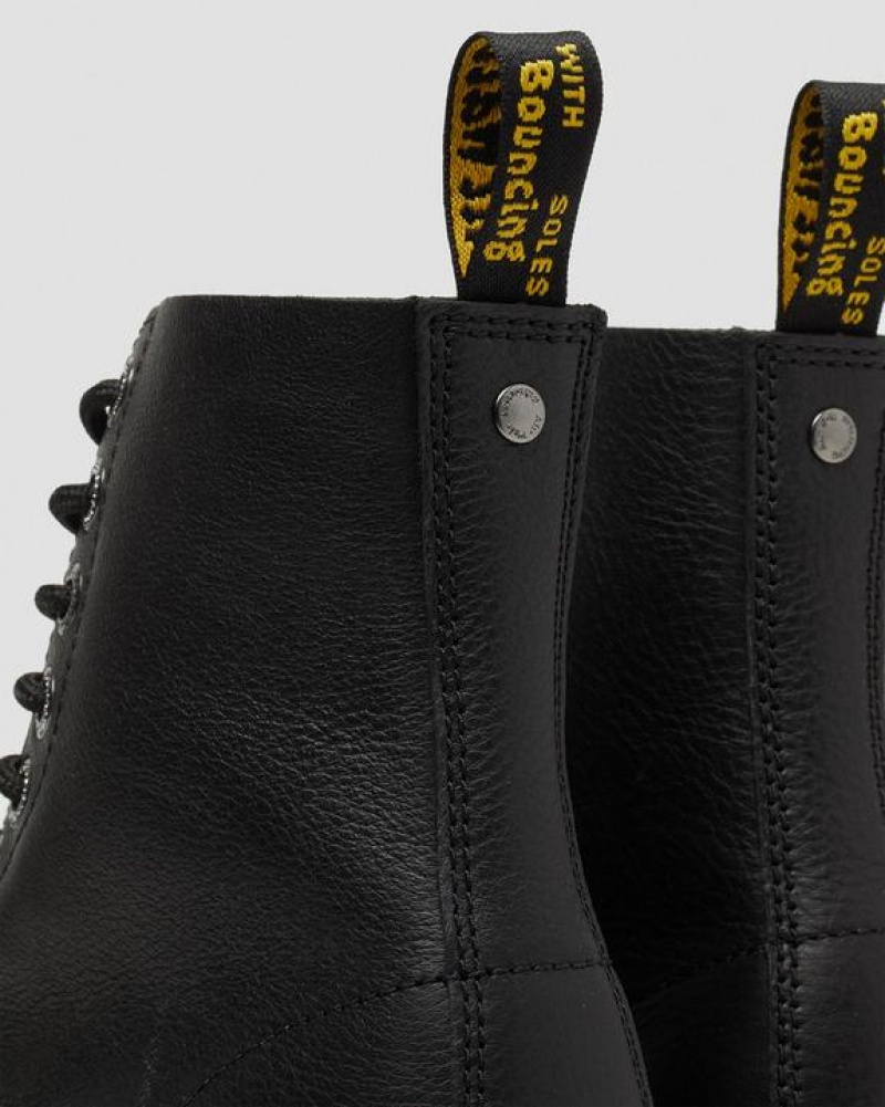 Black Women's Dr Martens 1460 Pascal Max Leather Platform Boots | USA_Dr20103