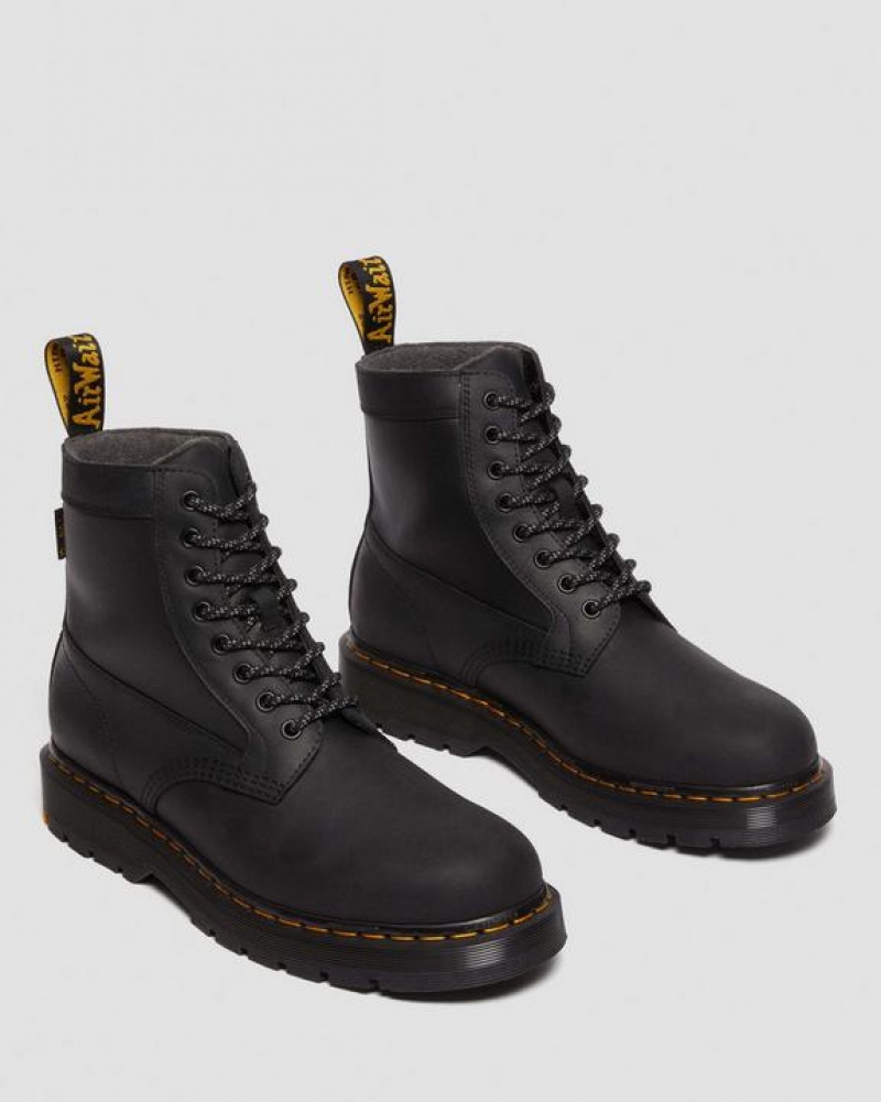 Black Women's Dr Martens 1460 Trinity Wintergrip Waterproof Boots | USA_Dr44979