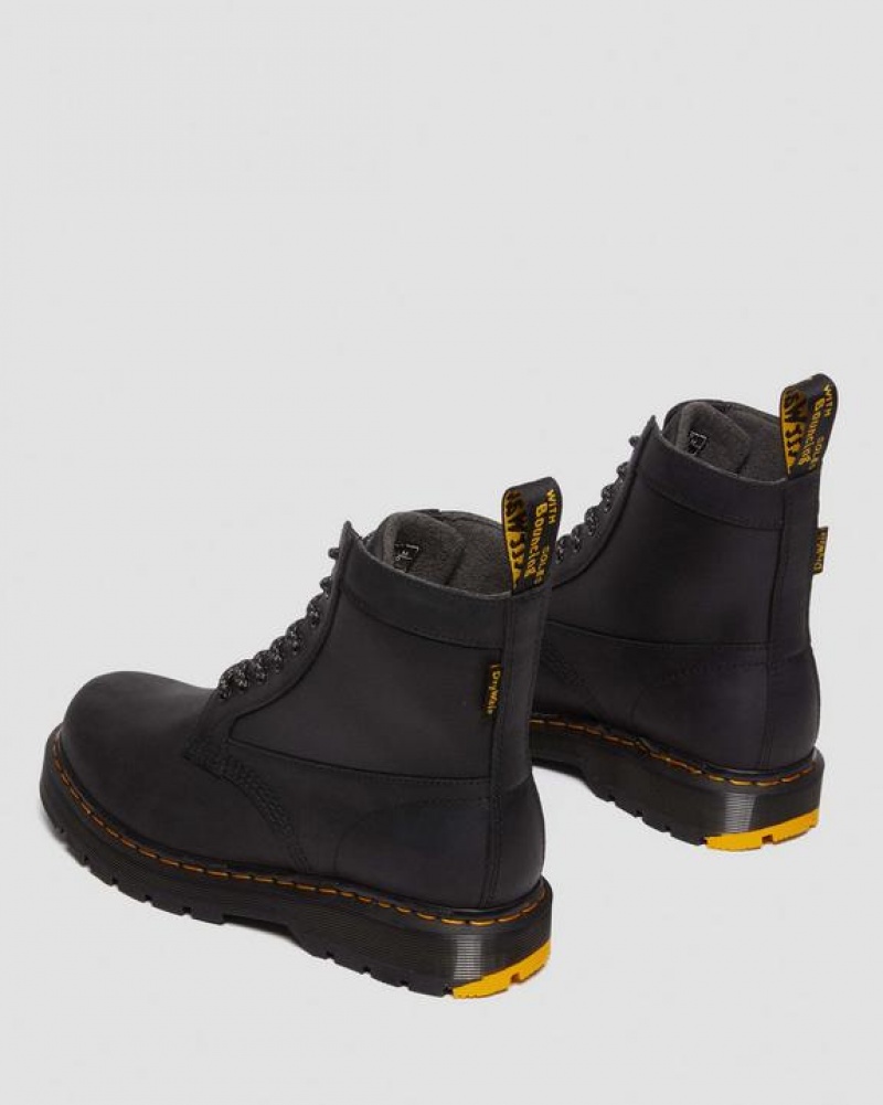 Black Women's Dr Martens 1460 Trinity Wintergrip Waterproof Boots | USA_Dr44979