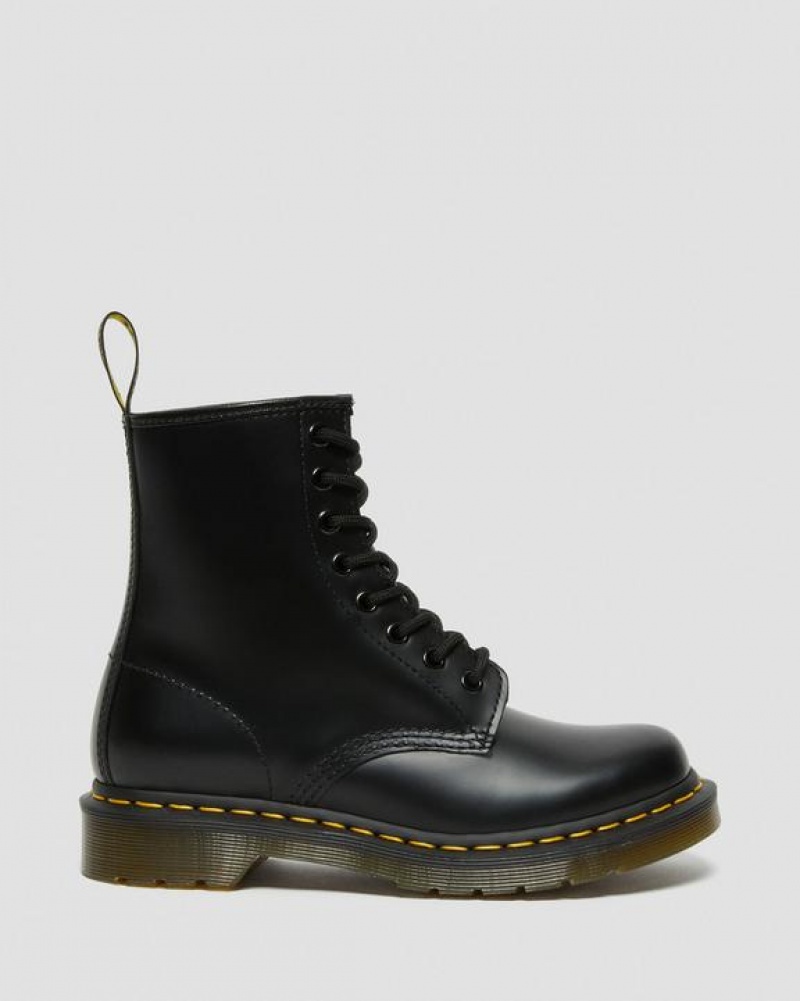 Black Women's Dr Martens 1460 Women's Smooth Leather Lace Up Boots | USA_Dr55448