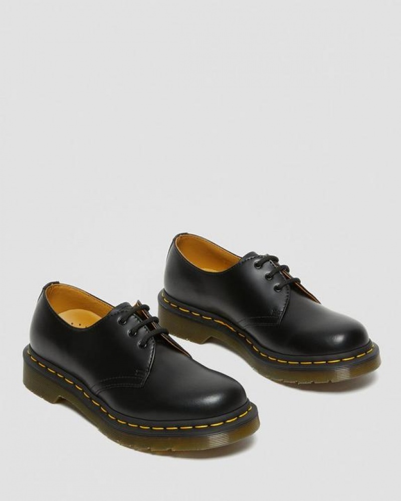 Black Women's Dr Martens 1461 Women's Smooth Leather Oxford Shoes | USA_Dr49152