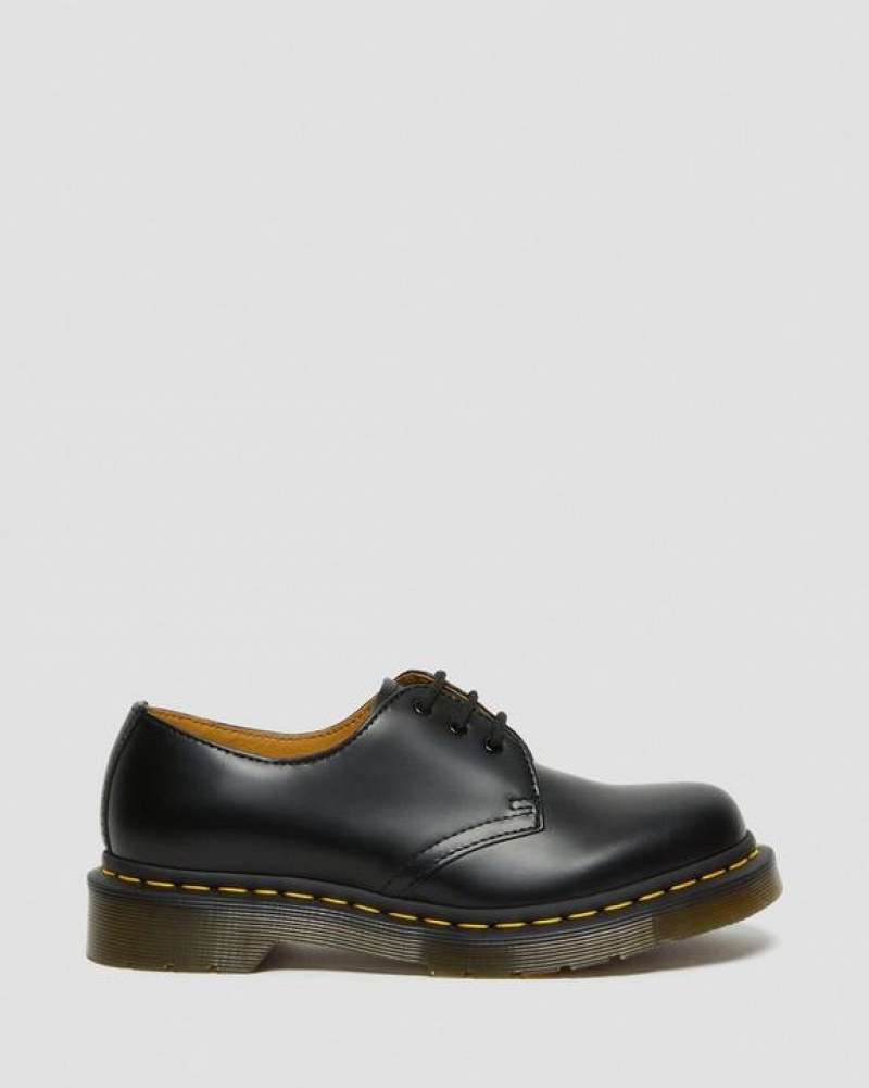 Black Women's Dr Martens 1461 Women's Smooth Leather Oxford Shoes | USA_Dr49152