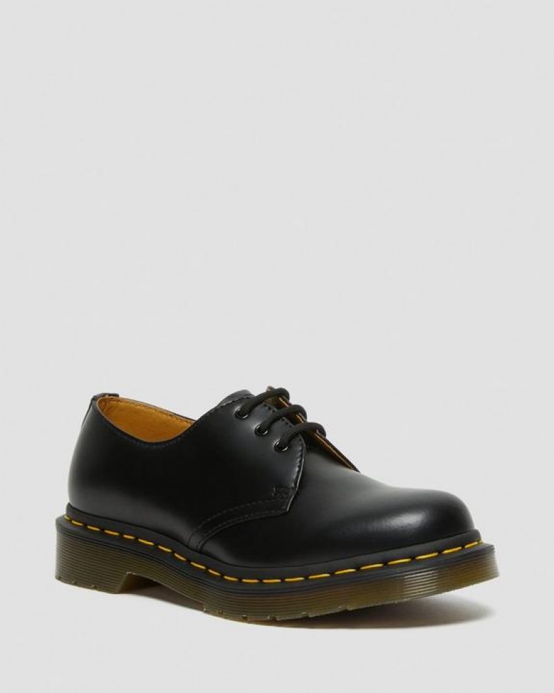 Black Women\'s Dr Martens 1461 Women's Smooth Leather Oxford Shoes | USA_Dr49152