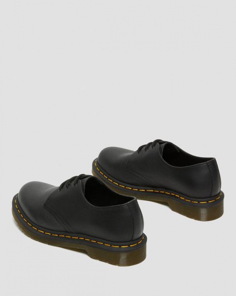 Black Women's Dr Martens 1461 Women's Virginia Leather Oxford Shoes | USA_Dr68635