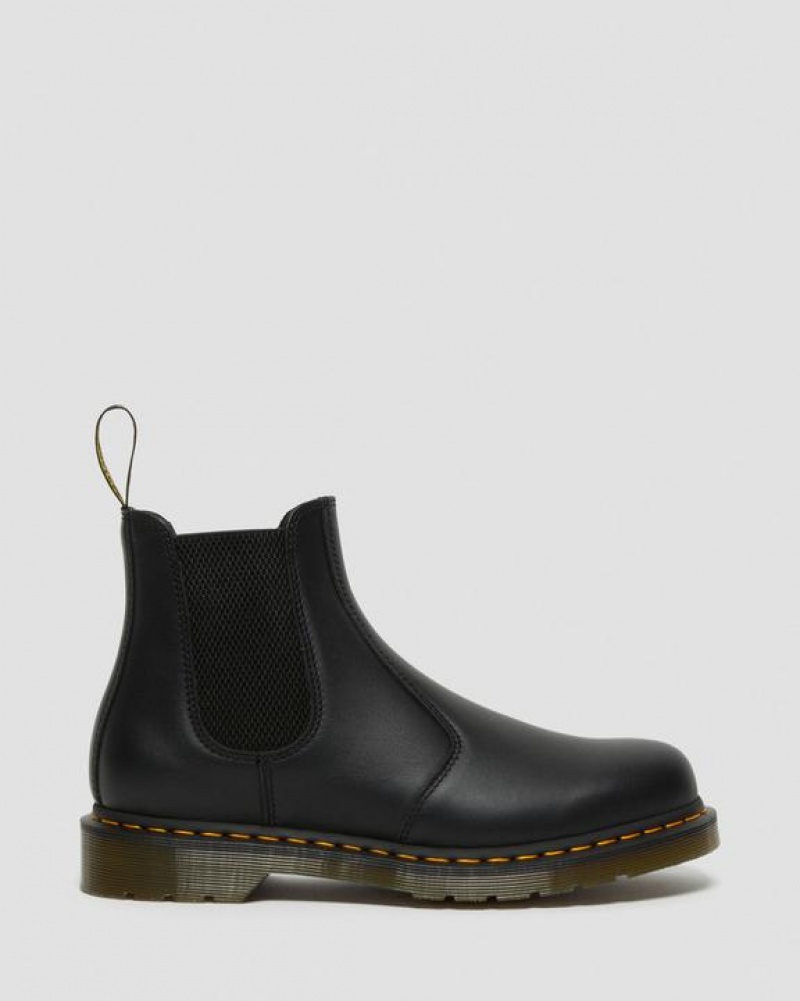 Black Women's Dr Martens 2976 Nappa Leather Chelsea Boots | USA_Dr97830