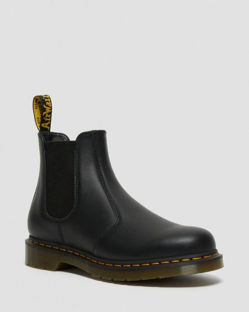 Black Women\'s Dr Martens 2976 Nappa Leather Chelsea Boots | USA_Dr97830