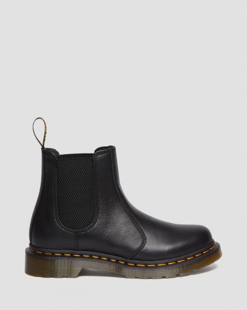 Black Women's Dr Martens 2976 Women's Leather Chelsea Boots | USA_Dr75719