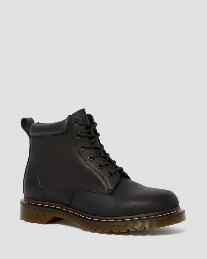 Black Women\'s Dr Martens 939 Ben Boot Leather Lace Up Boots | USA_Dr95332