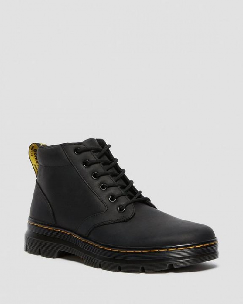 Black Women\'s Dr Martens Bonny Leather Casual Boots | USA_Dr18742