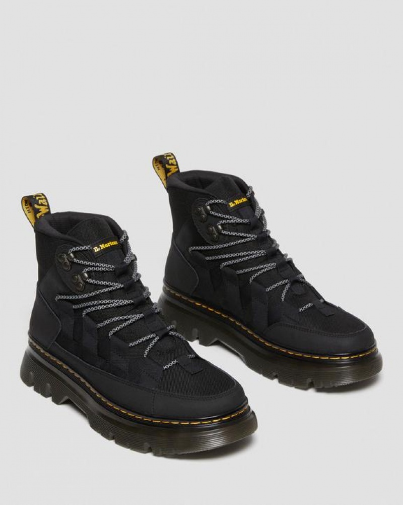 Black Women's Dr Martens Boury Leather Casual Boots | USA_Dr76807