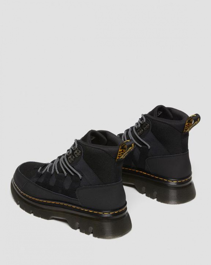 Black Women's Dr Martens Boury Leather Casual Boots | USA_Dr76807