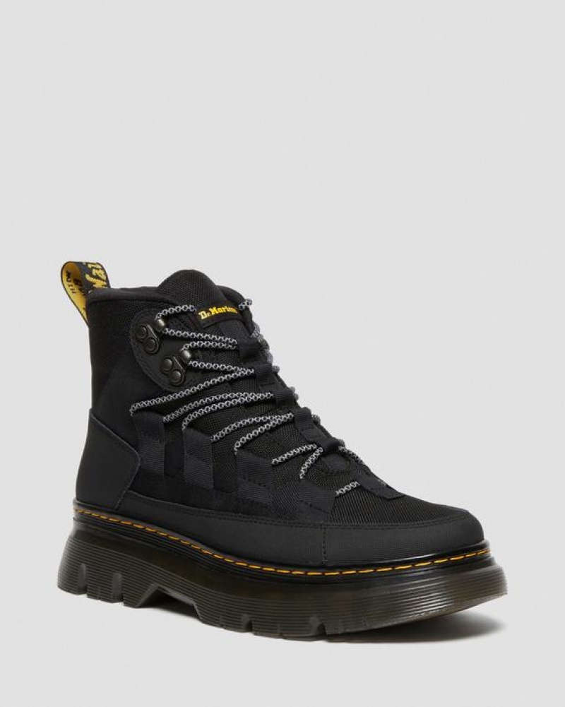 Black Women\'s Dr Martens Boury Leather Casual Boots | USA_Dr76807