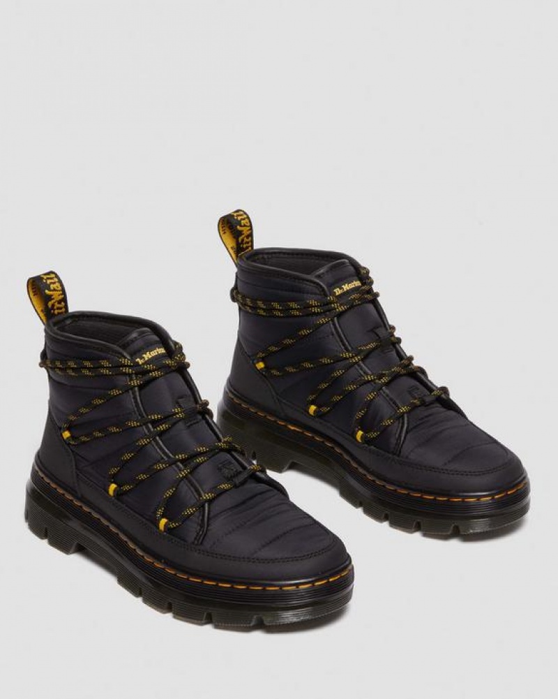 Black Women's Dr Martens Combs Women's Padded Casual Boots | USA_Dr87241