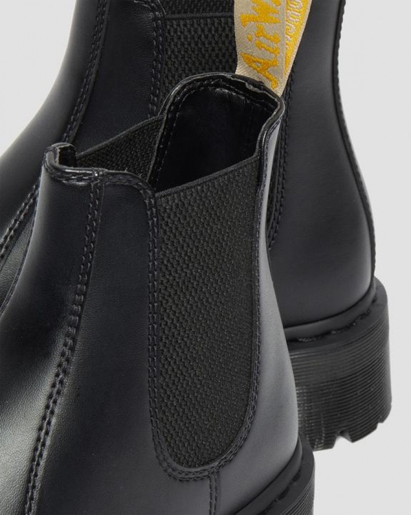 Black Women's Dr Martens Vegan 2976 Felix Platform Chelsea Boots | USA_Dr99286