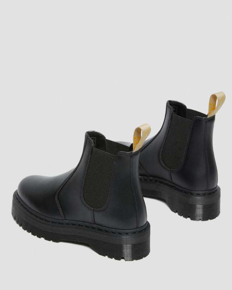 Black Women's Dr Martens Vegan 2976 Felix Chelsea Platform Shoes | USA_Dr58568