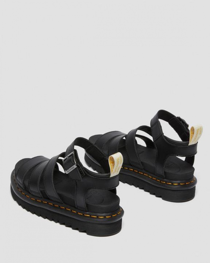 Black Women's Dr Martens Vegan Blaire Women's Felix Gladiator Sandals | USA_Dr17442