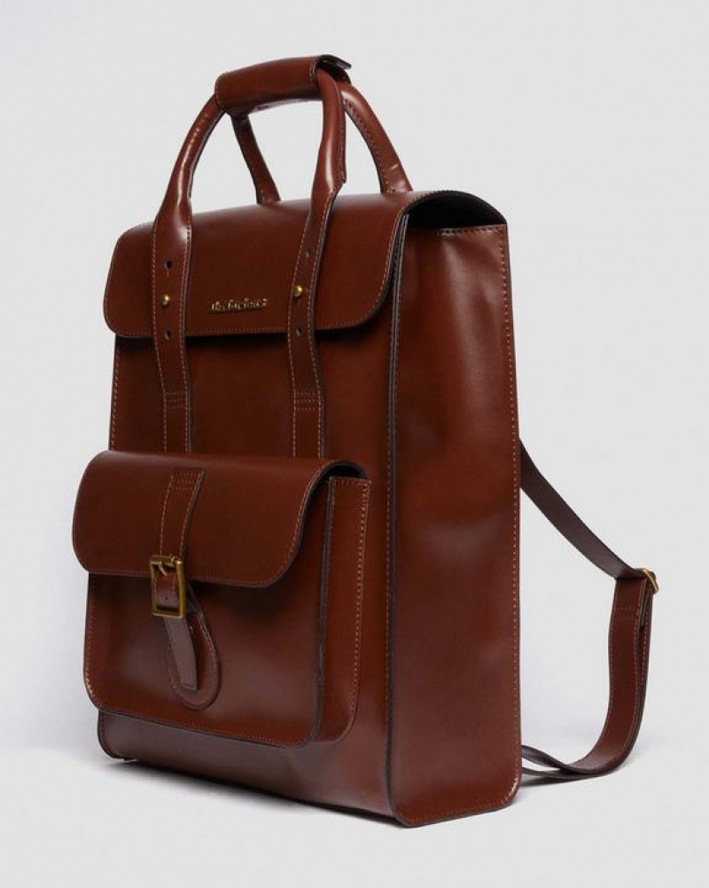 Brown Accessories Dr Martens Vegan Norfolk Backpack Bags | USA_Dr59837