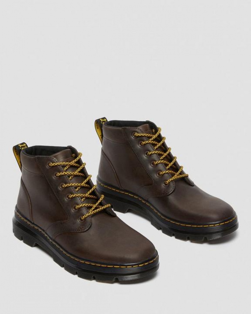 Brown Women's Dr Martens Bonny Leather Casual Boots | USA_Dr65137