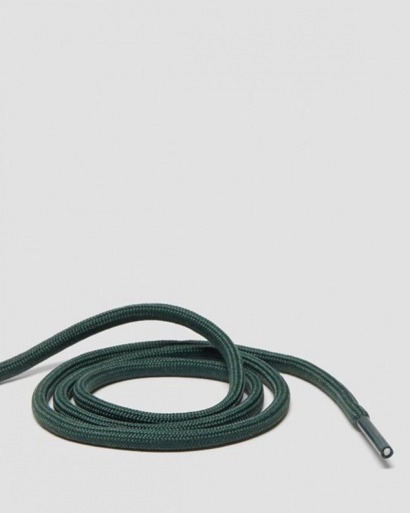 Dark Green Accessories Dr Martens 26 Inch Round (3-Eye) Laces | USA_Dr58245