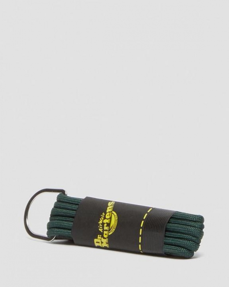 Dark Green Accessories Dr Martens 26 Inch Round (3-Eye) Laces | USA_Dr58245