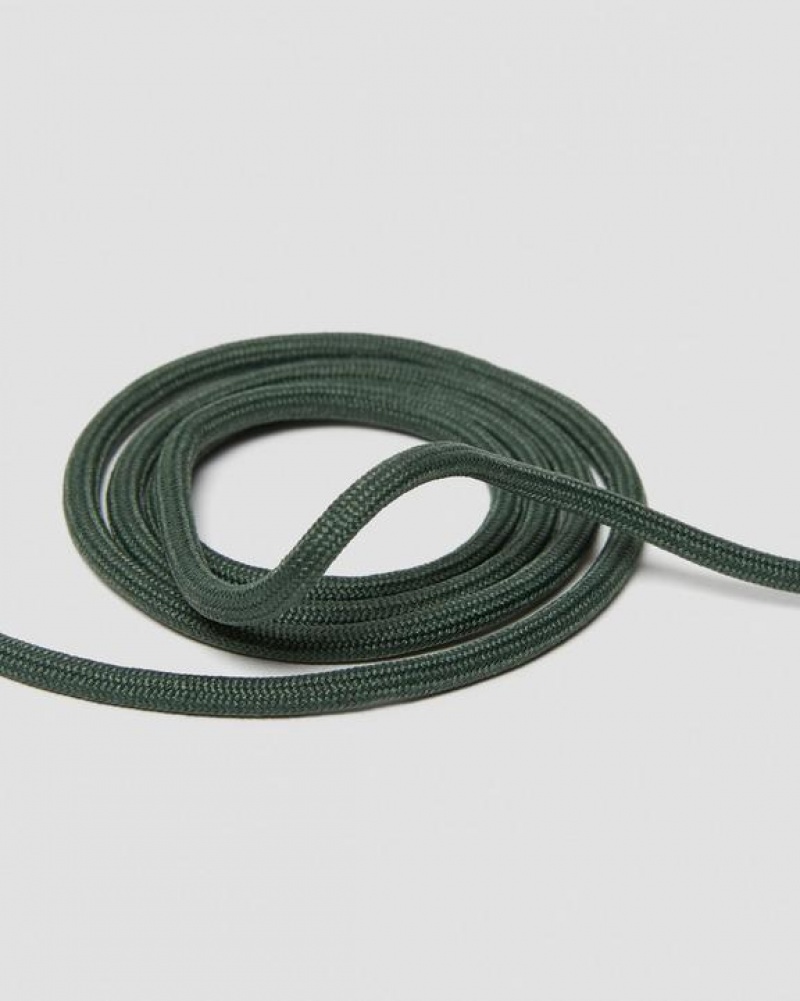 Dark Green Accessories Dr Martens 55 Inch Round (8-10 Eye) Laces | USA_Dr79812